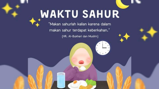 Apakah Puasa Tanpa Sahur Sah? Ketahui Hukum dan Keutamaan Sahur dalam Puasa Ramadan ||canva@pinterest