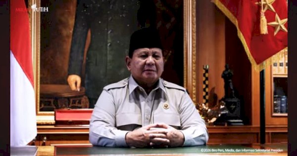 Prabowo Ucapkan Selamat Idulfitri 1447 H, Mohon Maaf Lahir Batin