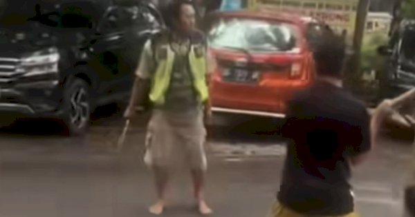 Viral Jukir Dikejar Warga di Baruga Antang, Sempat Ancam Pakai Pisau