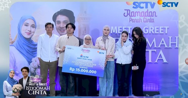 Berbagi Kebahagiaan di Bulan Ramadan, Pemeran Film Istiqomah Cinta Bukber Bareng Anak Panti di Bogor