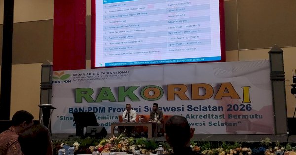 BAN-PDM Sulsel Targetkan Akreditasi 1.607 Satuan Pendidikan Tahun 2026