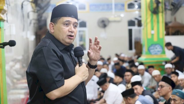 Wali Kota Makassar, Munafri Arifuddin safari ramadhan di Pulau. (Dok. Tim)