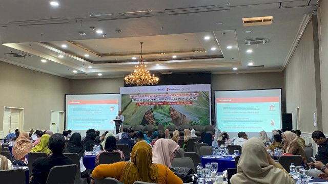 Pelaksanaan Cocoa Project Learning Event di Hotel Aryaduta Makassar. (Foto: Gita/HN)