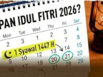 Hitung Mundur Idulfitri 2026, Apakah Jatuh di 20 atau 21 Maret?
