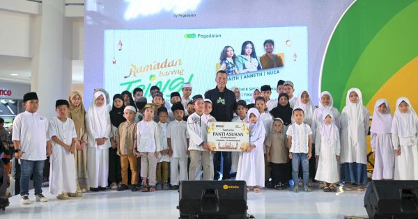 PT Pegadaian Kanwil SulSelBarRa Maluku Berbagi Santunan di Momen “Ramadhan Bareng Tring”