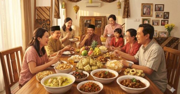 Tips Lebaran 2026: Cara Ampuh Cegah Kalap Makan Saat Silaturahmi
