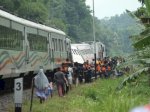 KA Bangunkarta Anjlok di Brebes, Jalur Kereta Dialihkan
