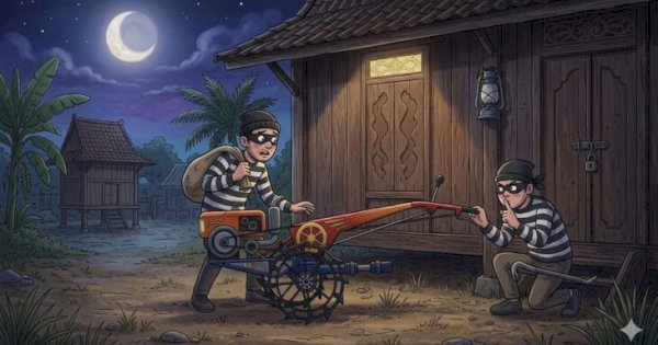 Kasus Pencurian Traktor di Patimpeng Mandek, Warga Curiga Ada &ldquo;Main Mata&rdquo; Aparat