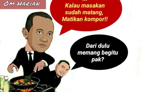 Karikatur Menteri ESDM Bahlil Lahadalia (Dodi/harian.news) 
