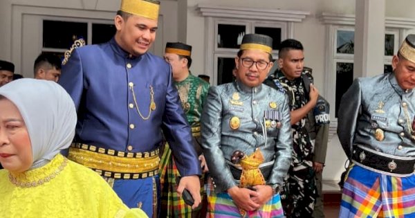 Bareng Kajati Sulsel, Andi Amar Ma’ruf Hadiri Prosesi Mattompang Arajang Hari Jadi Bone