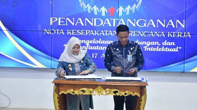 Bupati Sinjai menjalin kerjasama Kemenkum Sulsel. (Dok. IRM)