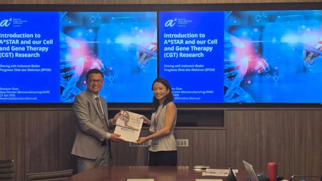 Kepala BPOM RI, Taruna Ikrar dalam lawatan kerja ke Singapura, Selasa (21/4). (Dok. YUD)