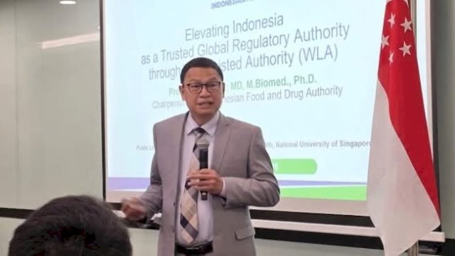 Kepala BPOM RI, Taruna Ikrar di Singapura. (Dok. HSN)