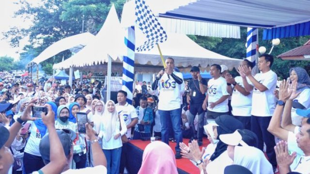 Suasana lautan manusia di Taman Turatea, Minggu (26/4/2026). (doc_humaskominfojeneponto) 