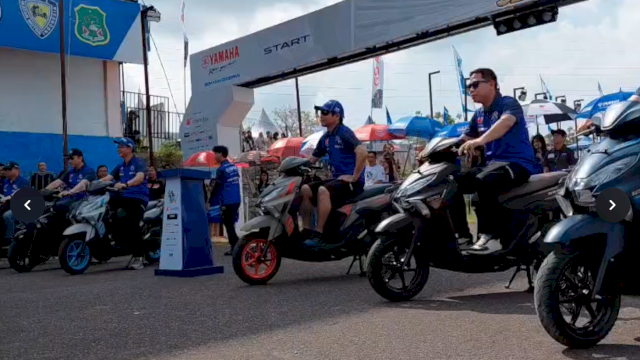 Enam varian warna baru Gear Ultima 125 yang dilaunching di SIDRAP. (Dok. SJAM)