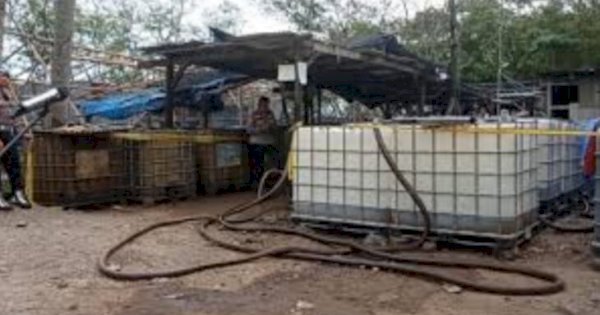 Polda Lampung Bongkar 3 Gudang BBM Subsidi Ilegal