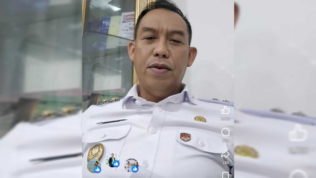Wakil Bupati Sinjai kritik kebijakan Prabowo. Efisiensi anggaran dinilai beban bagi daerah. (tangkaplayar_medsos@irman_harian.news)