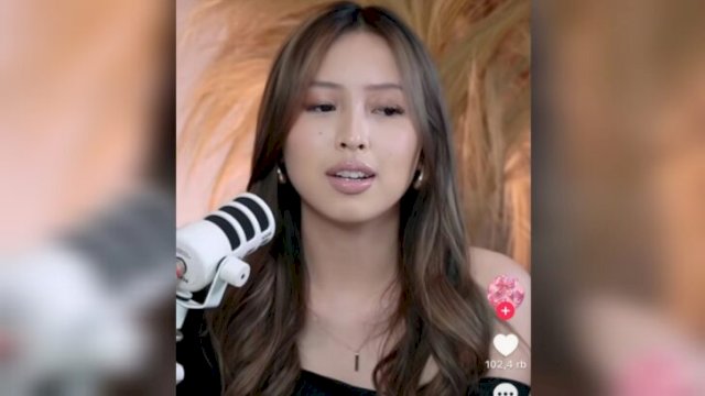 Michelle Ashley putri Pinkan Mambo (tangkaplayar_tiktok) 