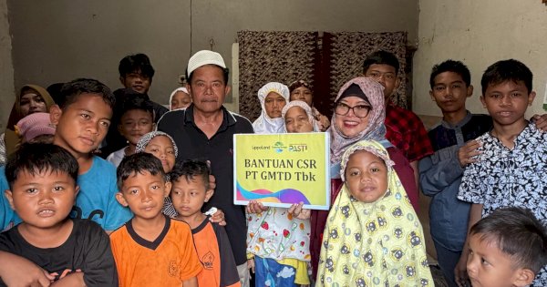 GMTD Salurkan Donasi ke Lima Panti Asuhan di Tanjung Bunga