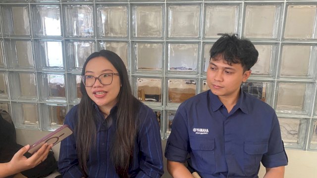 Manager Promosi PT Suracojaya Abadimotor (PT SJAM), Sintya Conarta Saat menjelaskan soal Yamaha Cup Race 2026 yang akan berlangsung di Sidrap . (Dok. Gita/HN)