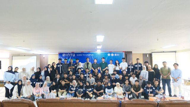 PINTU saat menggelar Finance Talk 2026 di kampus UNM Makassar. (Dok. PINTU)