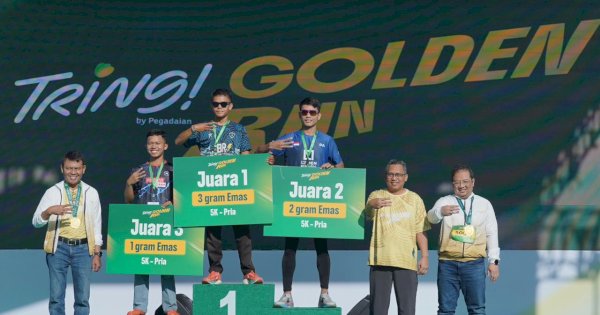 Tring! Golden Run 2026 Sukses Digelar, Pegadaian Ajak Masyarakat Hidup Sehat Sambil Berinvestasi