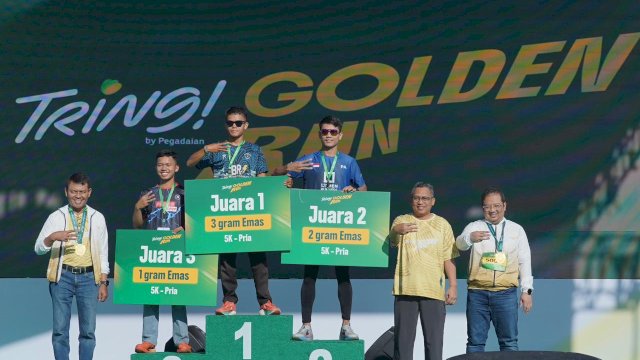 Tring! Golden Run 2026 di kawasan Parkir Timur Senayan. (Dok. Pegadaian)