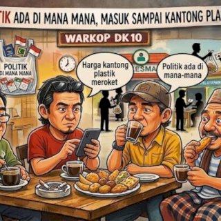 Politik Ada di Mana-Mana, Masuk Sampai Kantong Plastik