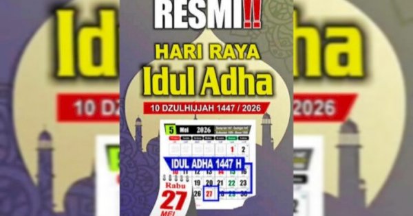 Iduladha 2026 Kapan? Cek Libur 5 Hari & Cuti Bersama