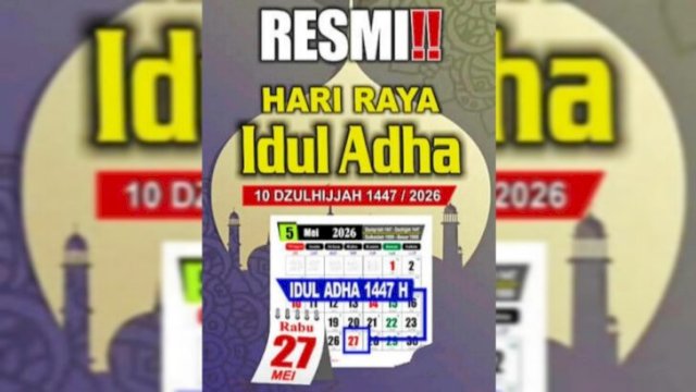 Iduladha 2026 Kapan? Cek Libur 5 Hari & Cuti Bersama (tangkaplayar_youtube) 