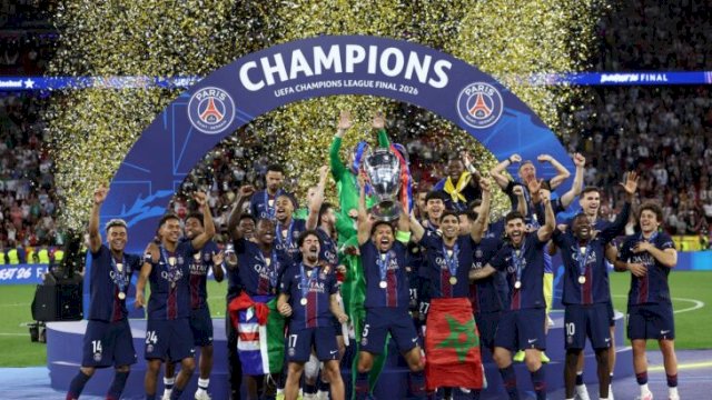 PSG pertahankan gelar Liga Champions 2026 setelah kalahkan Arsenal 4-3 via adu penalti di Budapest (tangkaplayarX@PSGindonesia)