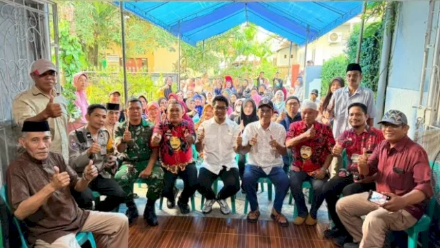 Anggota DPRD Gowa dari Dapil Kecamatan Somba Opu, Hasrul Abdul Rajab , mengakhiri rangkaian kegiatan resesnya di Kelurahan Kalegowa,
(doc_humas)
