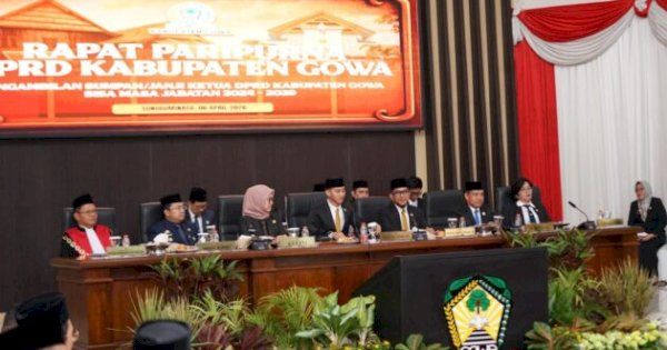 Hasrul Buka Sidang, Fahmi Adam Pimpin DPRD Gowa