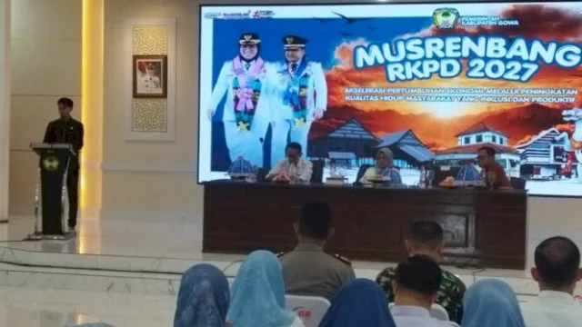 Ketua DPRD Gowa Fahmi Adam Sampaikan Pokir Pada Musrenbang RKPD 2027 . (doc_humas)