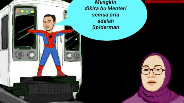 Karikatur Menteri PPPA Arifah Fauzi (Dodi/harian.news) 