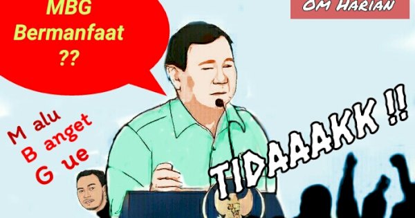 Saat Prabowo Bertanya pada Buruh Apakah MBG Bermanfaat