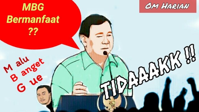 Karikatur Presiden Prabowo (Dodi/harian.news) 