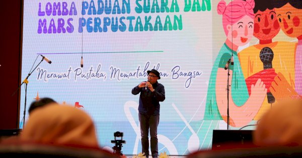 Pencipta Mars Perpustakaan Musisi Balada Indonesia Ferry Curtis, Kawal Lomba Paduan Suara Nasional, Sambut HUT ke-46 Perpusnas