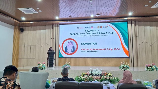 Kegiatan Eksplorasi Budaya Internasional dan Literasi Bahasa Bugis di Laboratorium Terpadu IAIN Parepare, Minggu (17/5/2026). (Dok. ASW/HN)