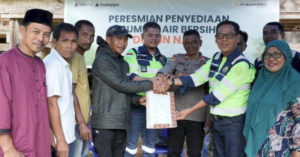PT MDA Bangun Fasilitas Air Bersih untuk 21 KK di Latimojong Luwu Sulsel