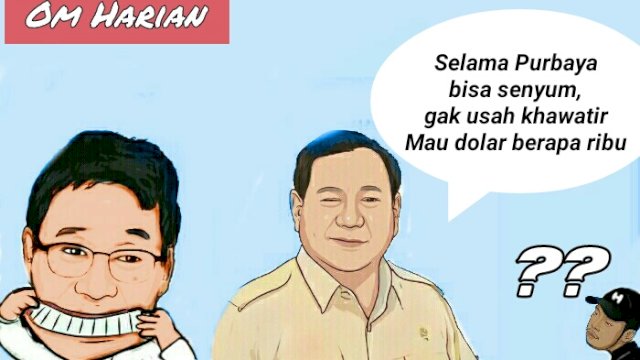 Karikatur Presiden Prabowo dan Purbaya Yudhi Sadewa (Dodi/harian.news) 