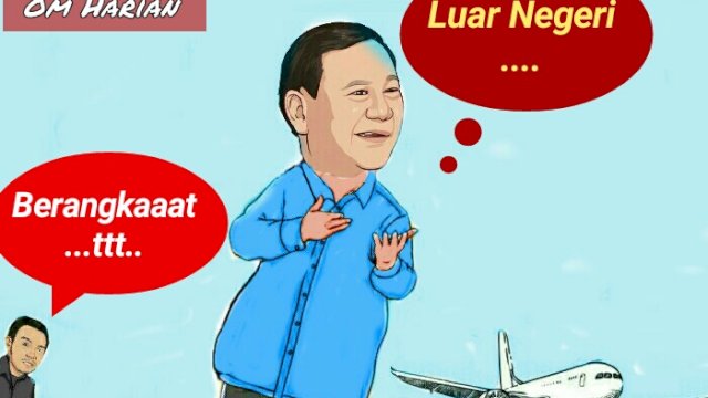 Karikatur Presiden Prabowo (Dodi/harian.news) 