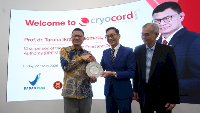 Kepala BPOM RI di Cryo Cord. (Dok. Ad)
