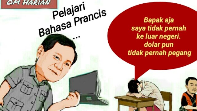 Karikatur Presiden Prabowo (Dodi/harian.news) 