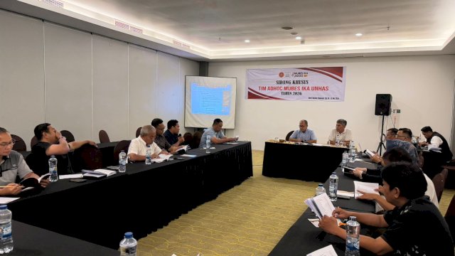 Rapat IKA Unhas, Minggu (31/5). (Dok. Ika Unhas)