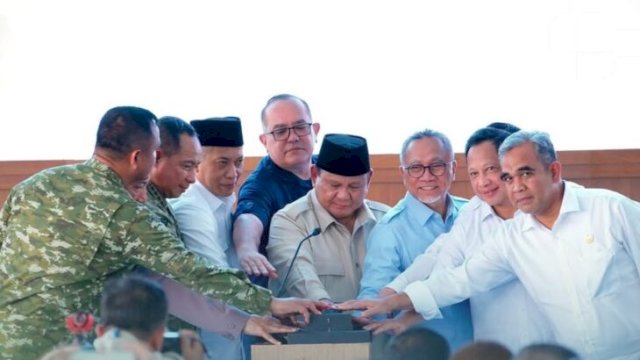 Peresmian 1.061 KDKMP oleh Presiden Prabowo Subianto, Sabtu (16/5/2026). (tangkaplayar_IG@kemenkop) 