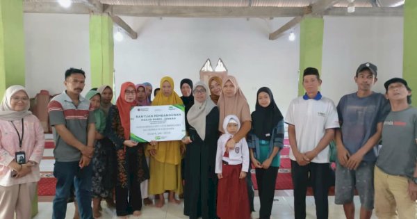 Melalui CSR, Pegadaian Salurkan Bantuan Renovasi Masjid di Bissoloro Gowa