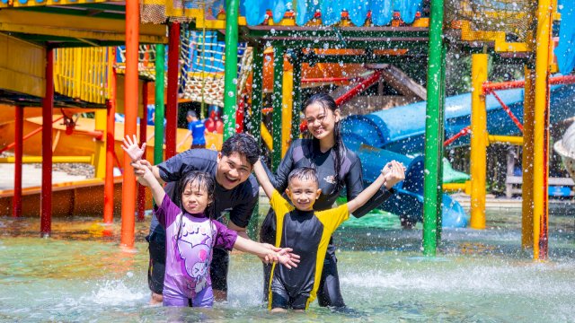 Liburan akhir pekan di Bugis Water Park bisa pakai promo Rame-Rame. (Dok. Gita/HN)