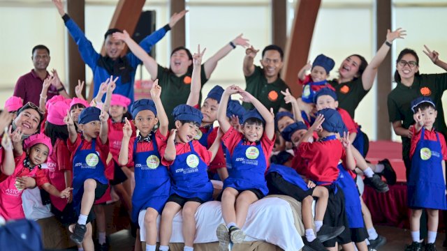 Aston Makassar menggelar kegiatan edukatif bertajuk &ldquo;Kid&rsquo;s Hotel Adventure&rdquo;. (Dok. Gita/HN)