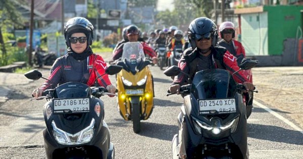 Ribuan Riders Ramaikan MAXi Yamaha Day 2026 di Lapangan Merdeka Bone